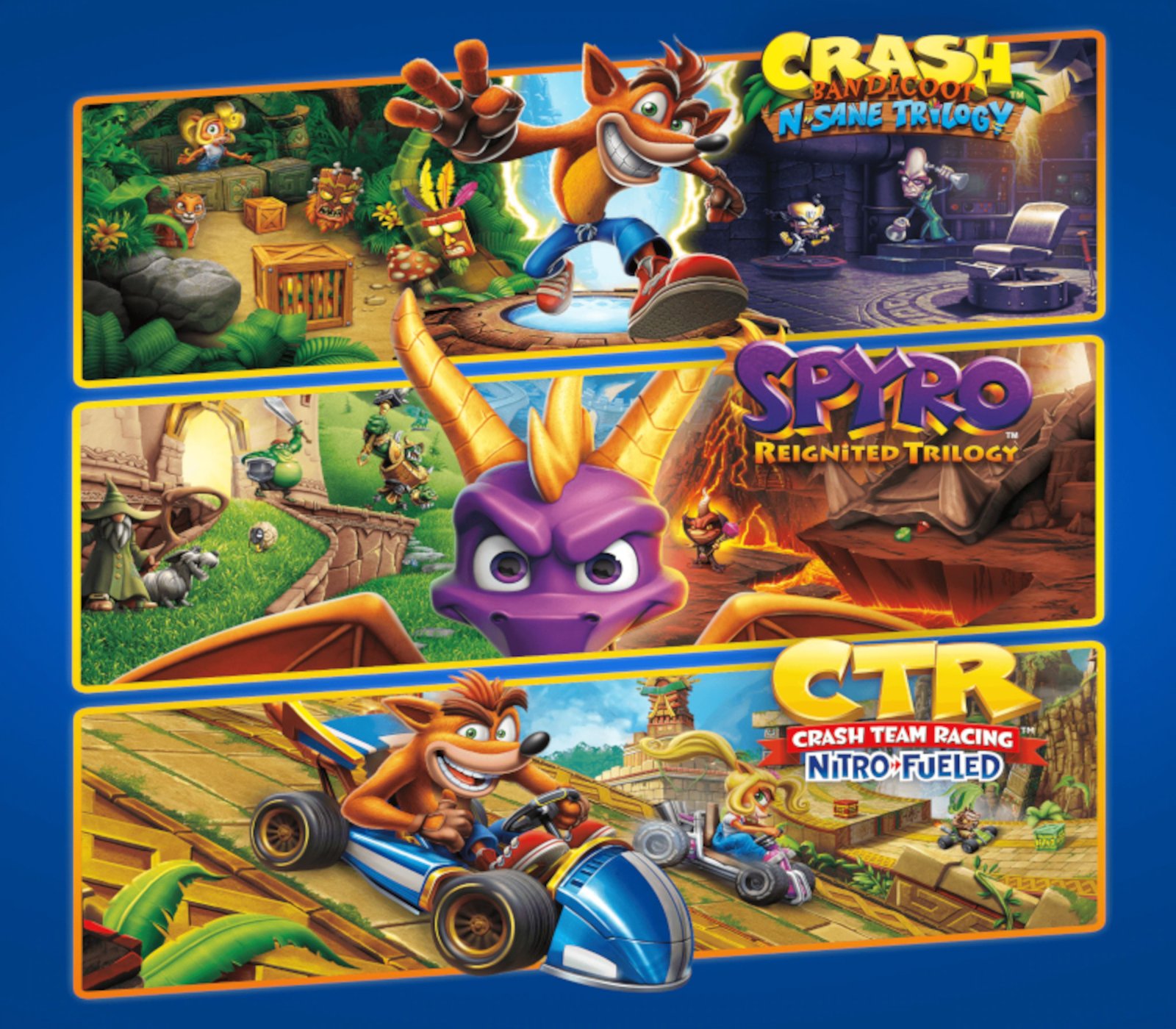 Crash + Spyro Triple Play Bundle 