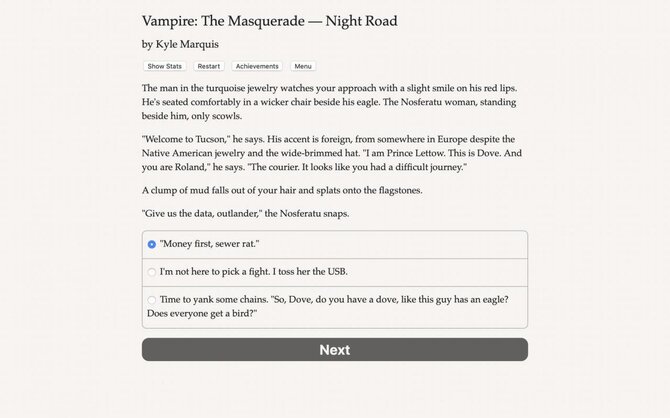 Vampire: The Masquerade - Night Road 