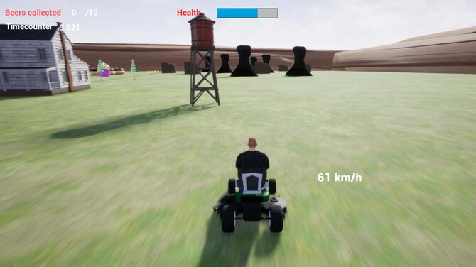 Lawnmower Game Beer 