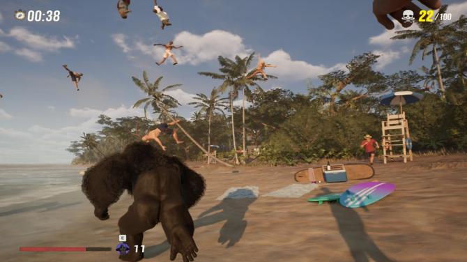 Gorilla Vs 100 Men 