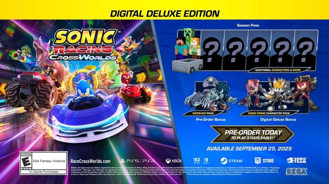 Sonic Racing: CrossWorlds Digital Deluxe Edition 