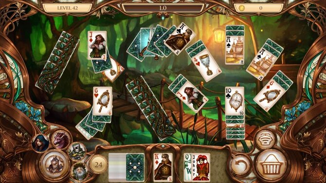 Snow White Solitaire. Charmed Kingdom 