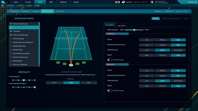 Tennis Manager 2021 