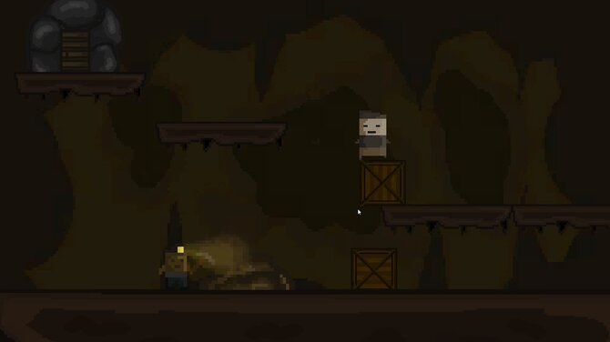 The soldier in the mine 