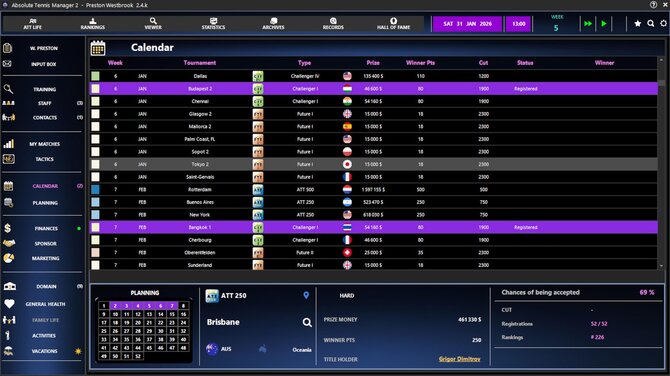 Absolute Tennis Manager 2 