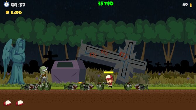 Red Cap Zombie Hunter 