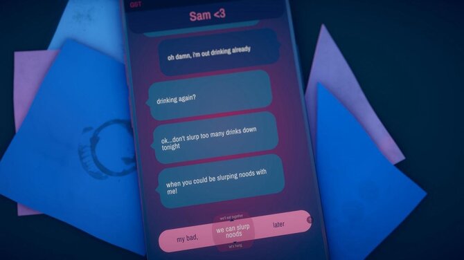 We should talk. 