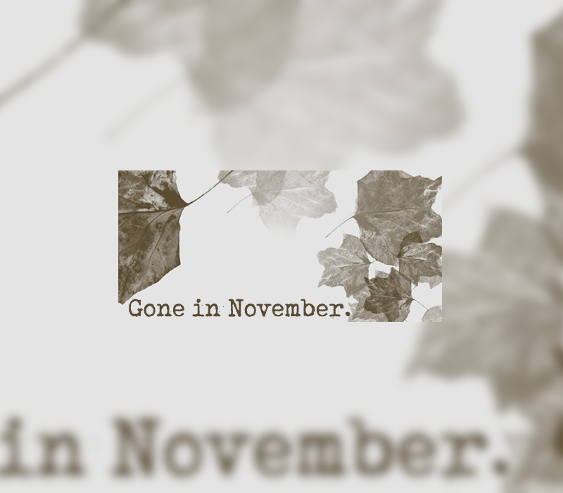 Gone In November Collector's Edition